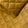Möbeltyg Kviltad Velour Diamant 5x5 - Senap