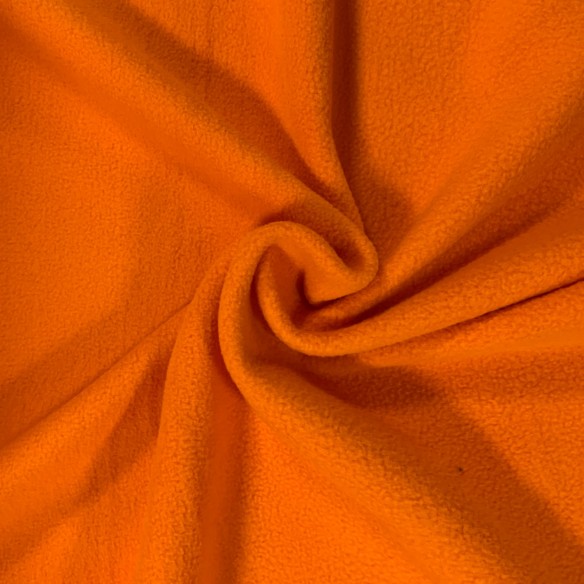 Stickad Tyg Polar Fleece - Orange