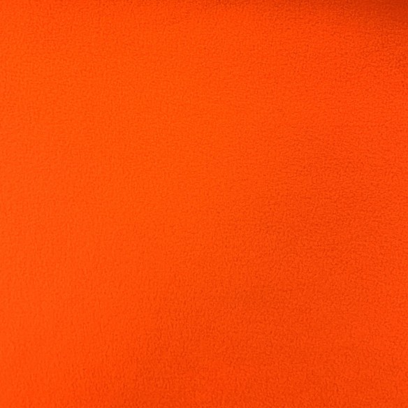 Stickad Tyg Polar Fleece - NEON Orange