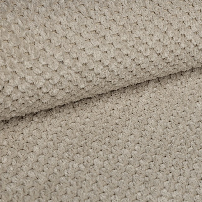 Möbeltyg Dot I Velour - Beige