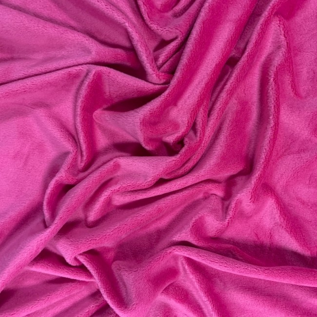 Minky Fabric Smooth - Fuchsia