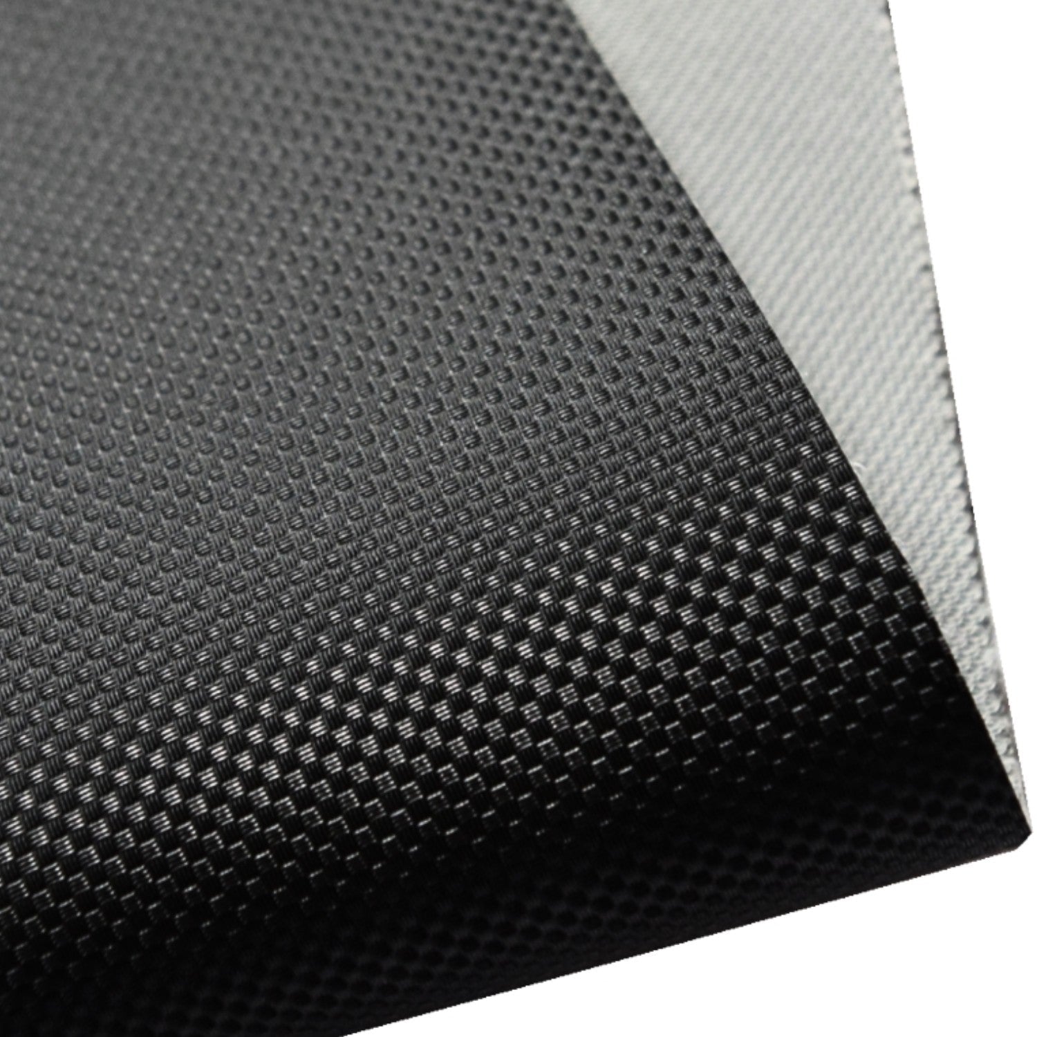 Carbon UV Eco Leather - Automotive, Upholstery, Outdoor - Black