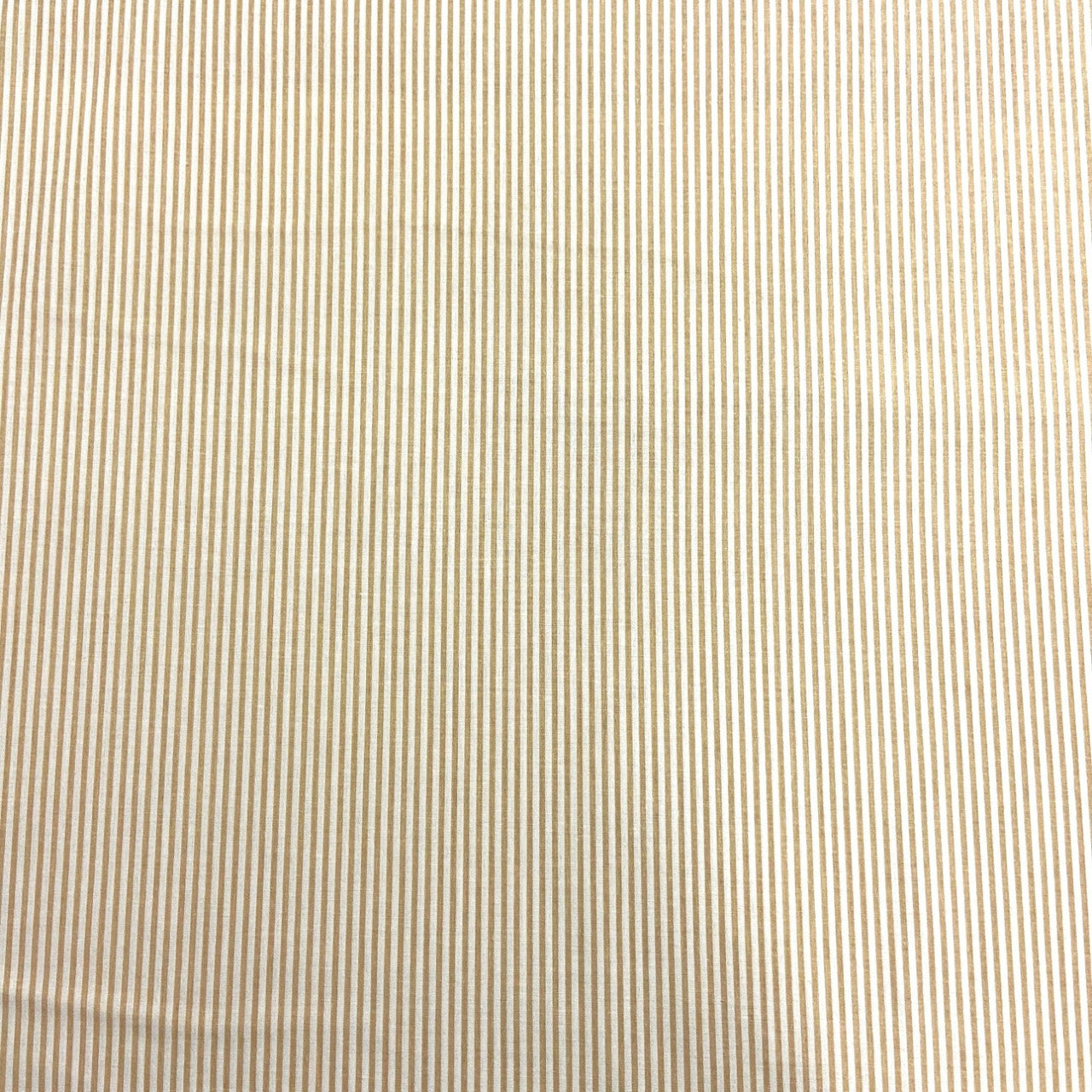Cotton Fabric - Beige Stripes 3 mm