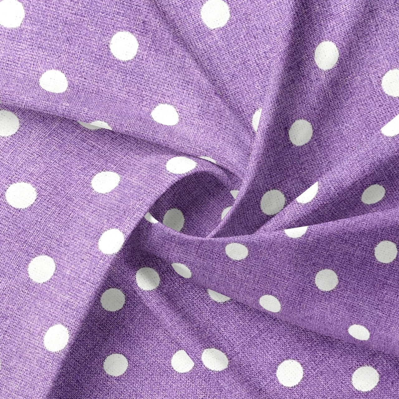 Cotton Fabric - Blueberry Dots