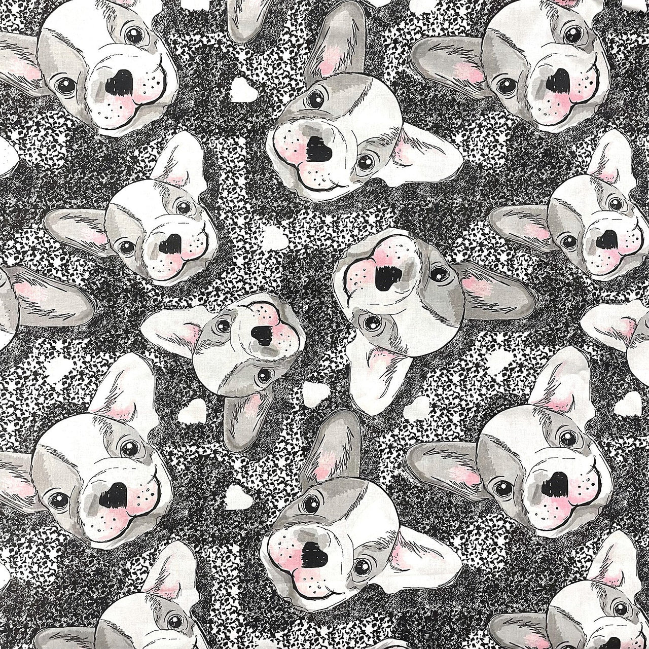 Cotton Fabric - Bulldog
