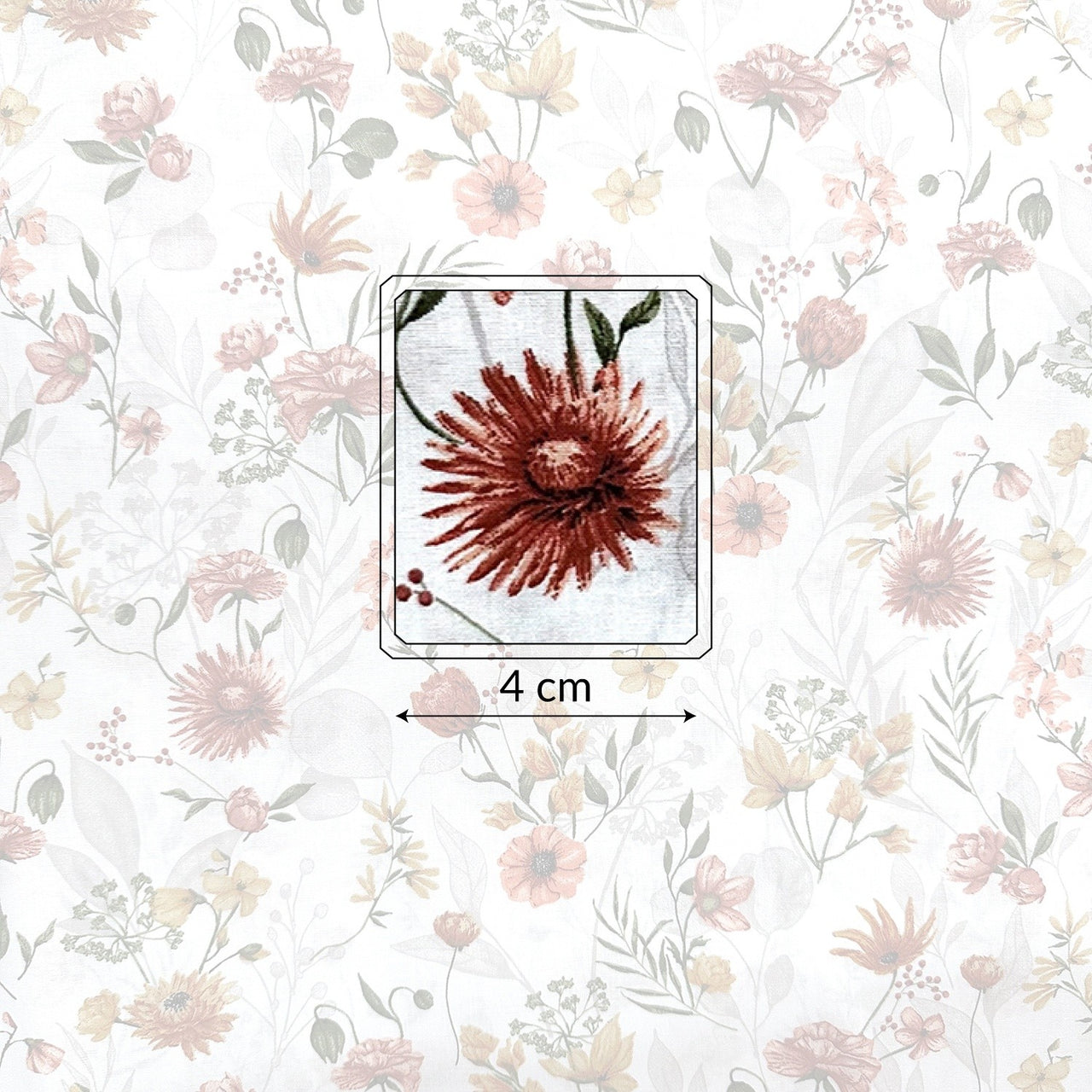 Cotton Fabric - Daisies