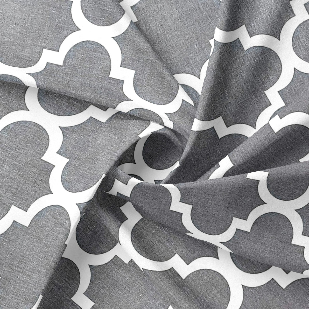 Cotton Fabric - Morocco Grey