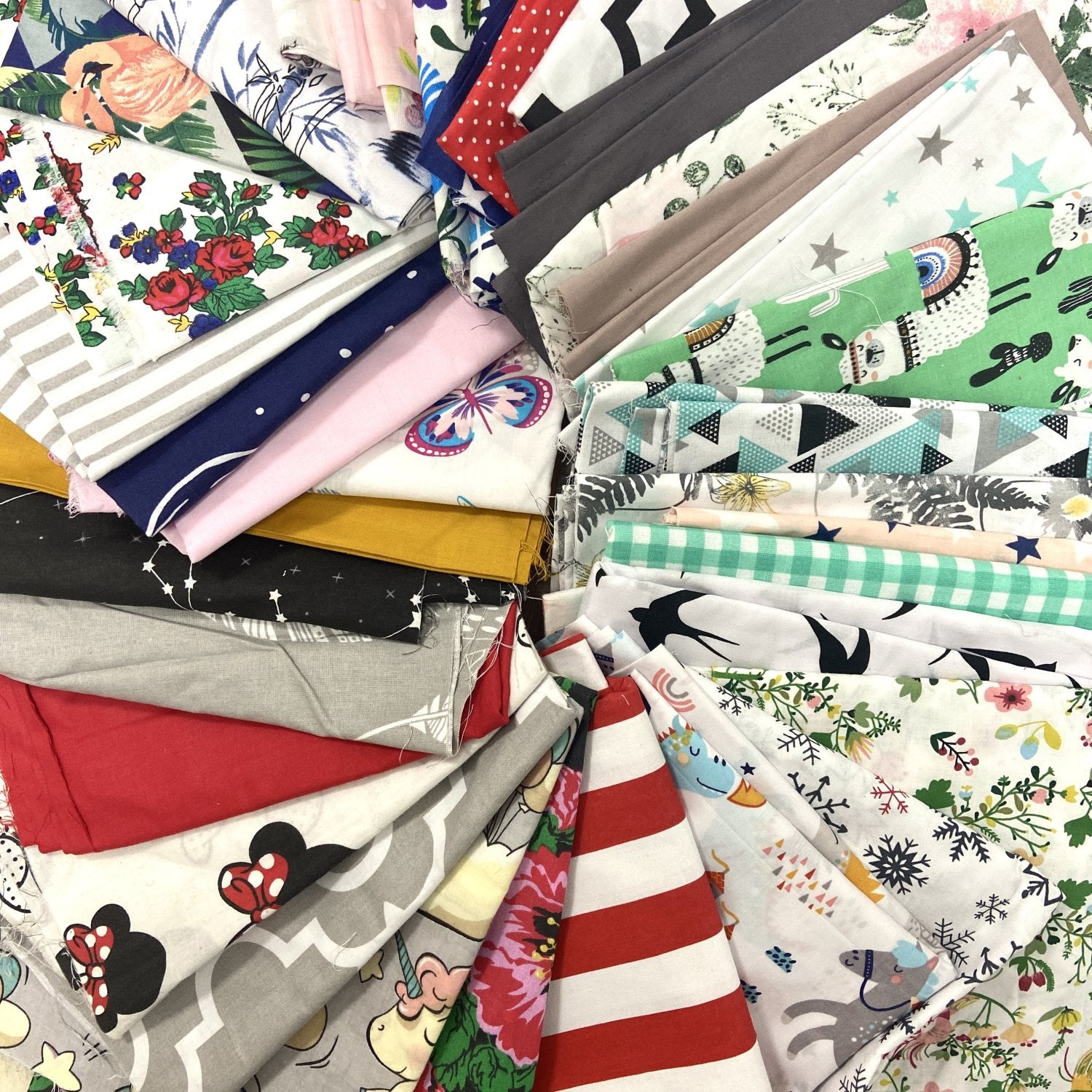 Cotton Fabric Clippings