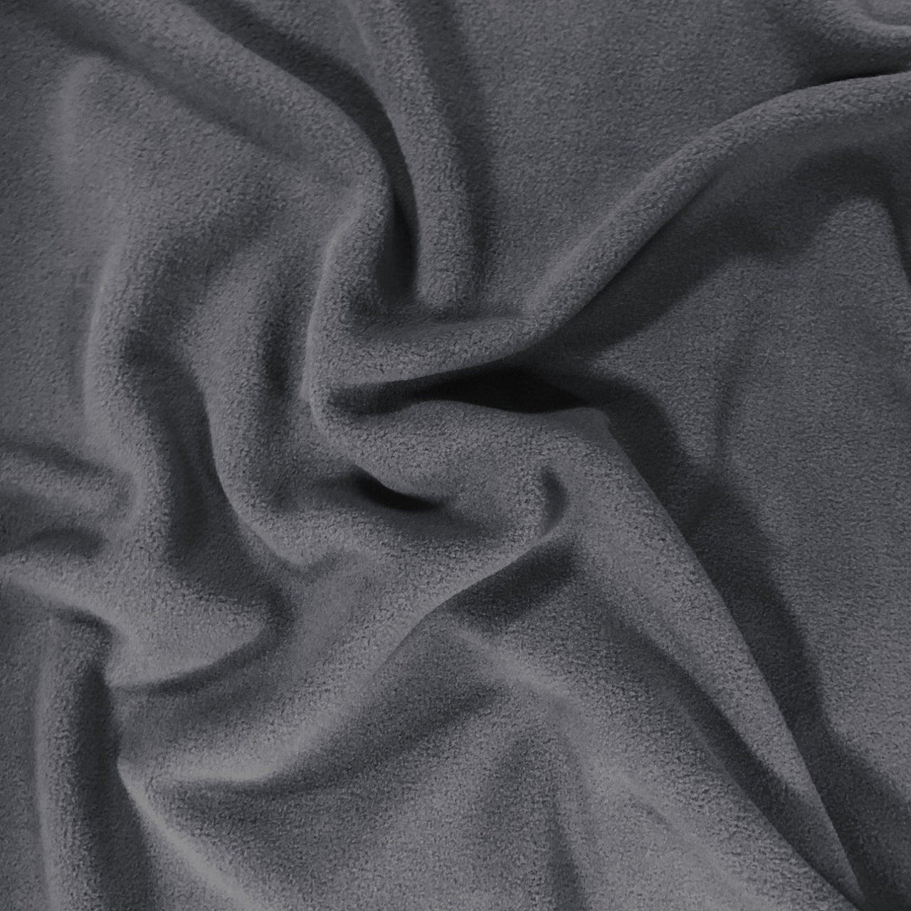 Knitted Polar Fleece Fabric - Grey