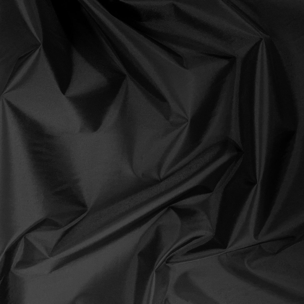 Nylon Fabric - 200D SOFT PVC - Black