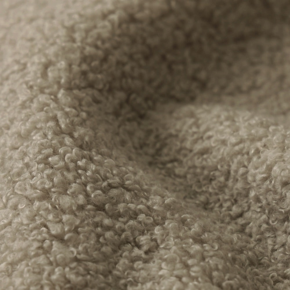 Möbeltyg NOW OR NEVER RECYCLED Velour - Vit