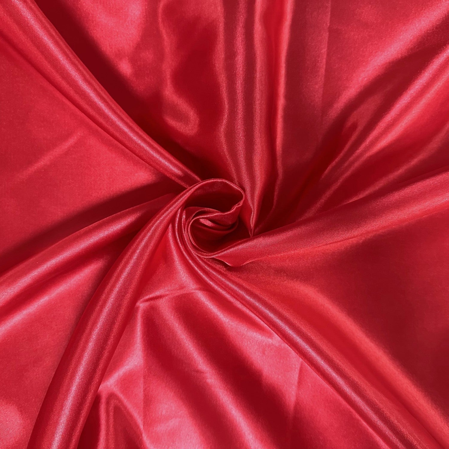 Satin Fabric - Red
