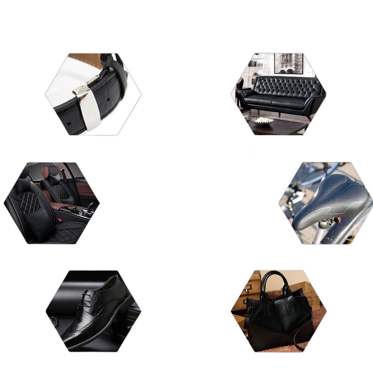 Self-Adhesive PU Leather - Upholstery Fabric - Black