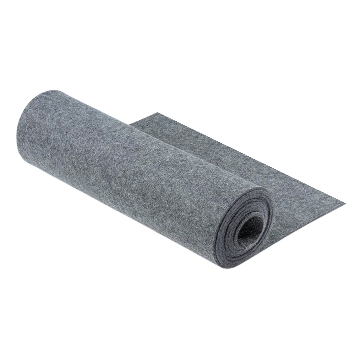 Soft PES Felt - thickness 3 mm, weight 400 g/m² - EU Certified - Grey