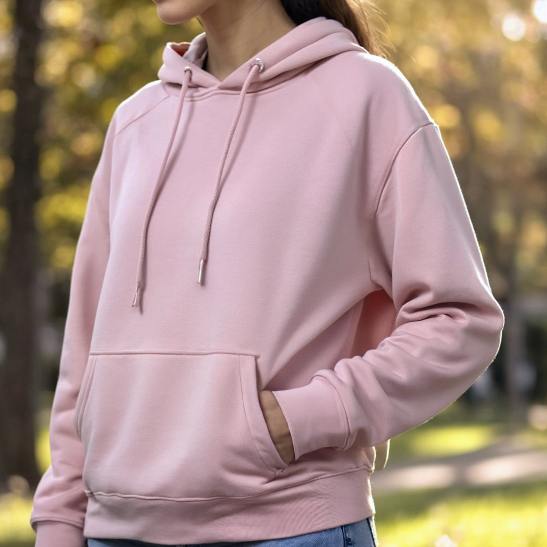 Thick Brushed Sweatshirt - Dirty Pink