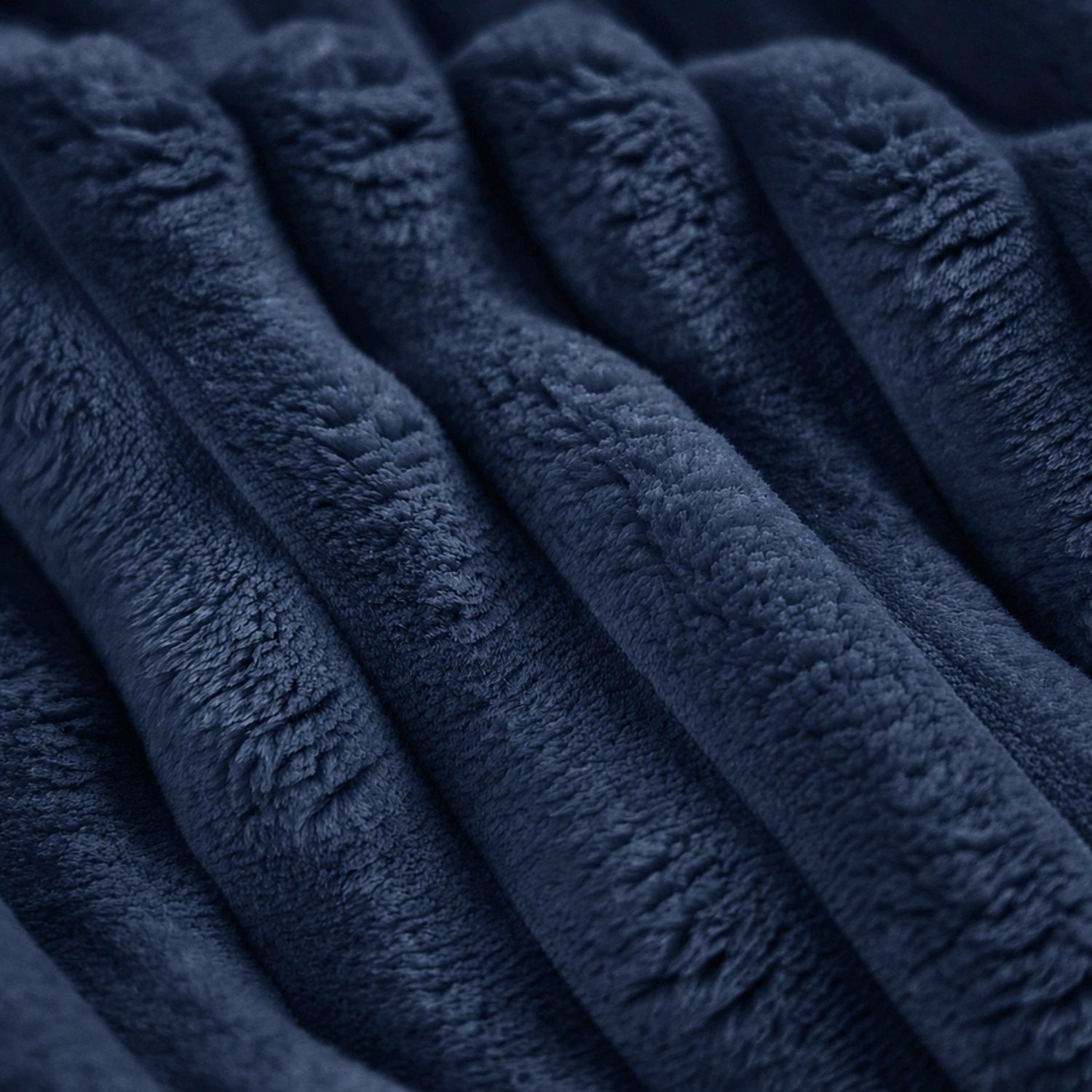 Möbeltyg TILIA Velour - Marinblå