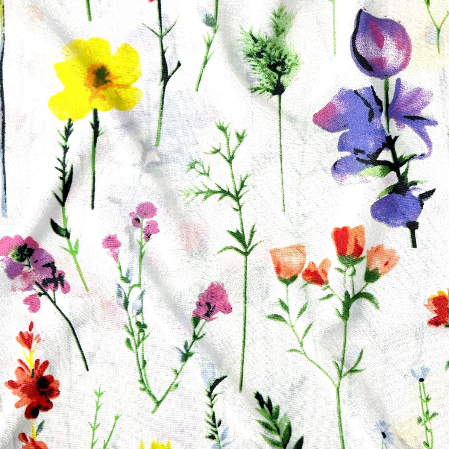 Cotton Fabric - Colorful Meadow - PINaPIN
