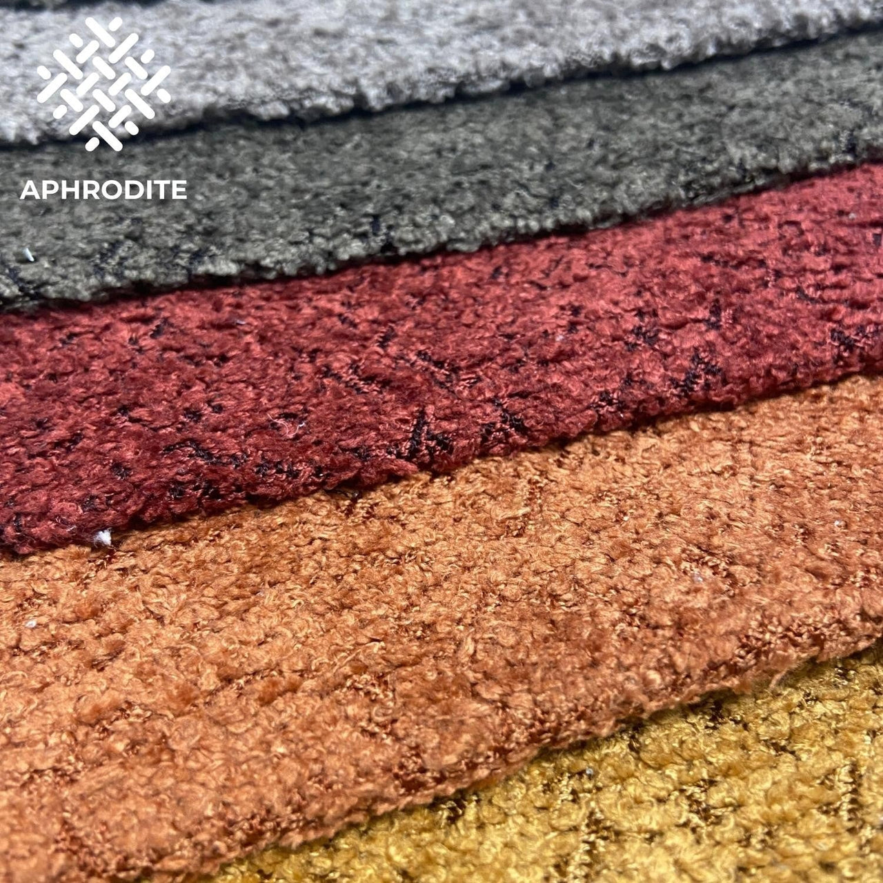 Upholstery Fabric APHRODITE Velour - Claret