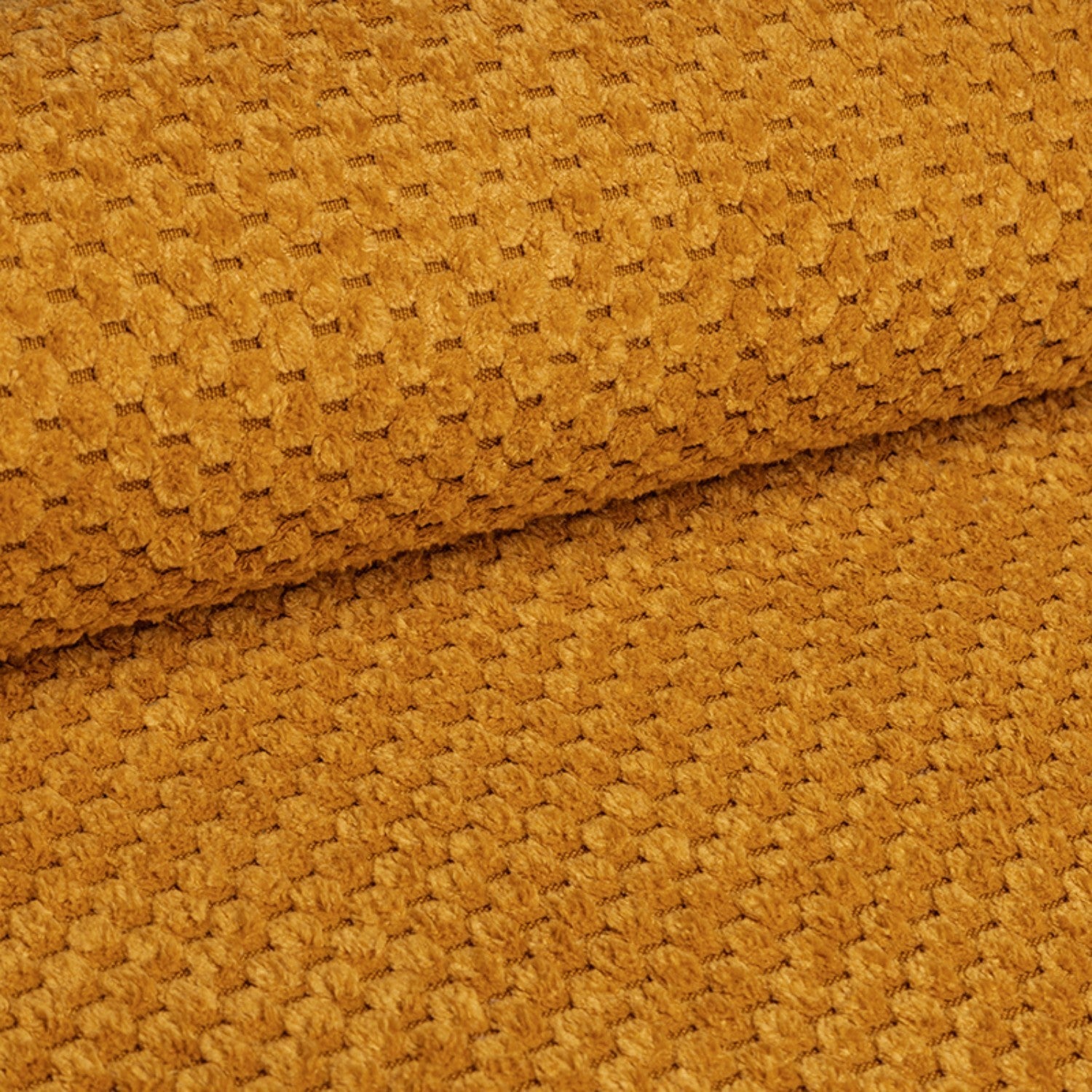 Upholstery Fabric DOT I Velour - Mustard
