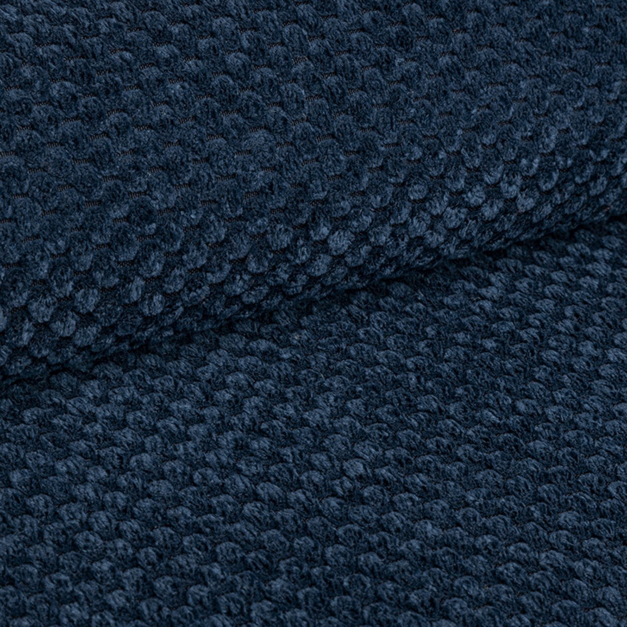 Upholstery Fabric DOT I Velour - Navy Blue