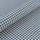 Möbeltyg Houndstooth - Svart-Blå