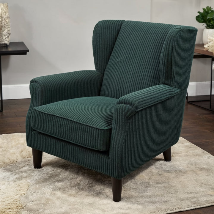 Upholstery Fabric LINCOLN Velour - Bottle Green