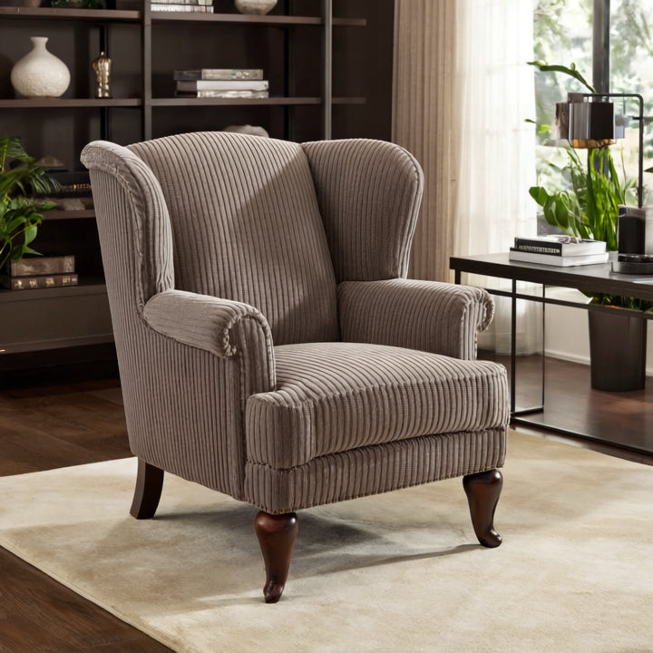 Upholstery Fabric LINCOLN Velour - Brown