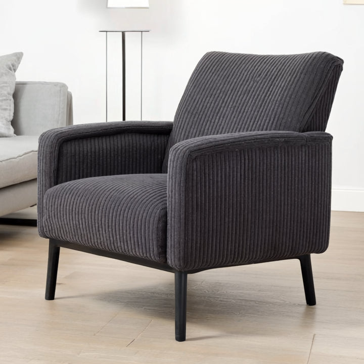 Upholstery Fabric LINCOLN Velour - Graphite