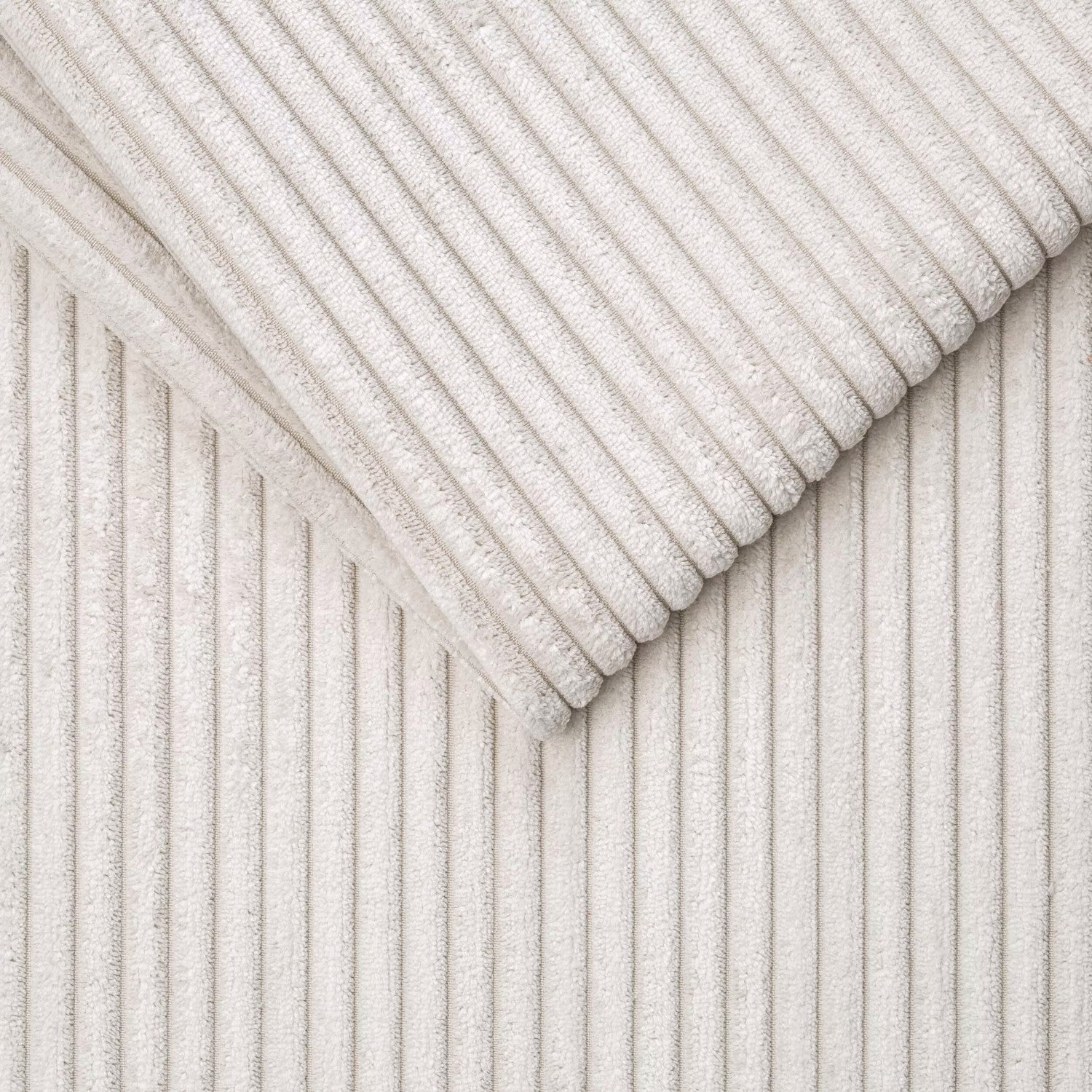 Upholstery Fabric LINCOLN Velour - Light Ecru