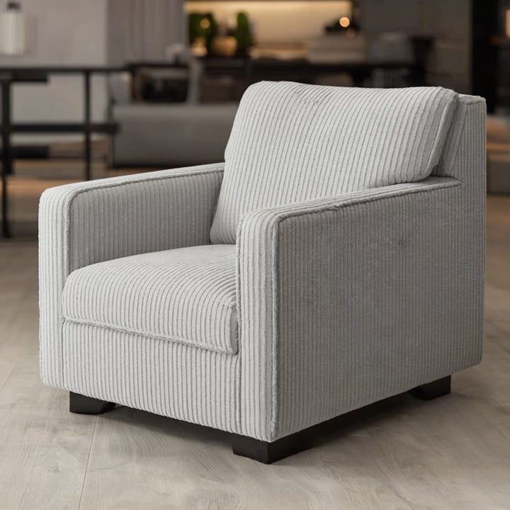 Upholstery Fabric LINCOLN Velour - Light Grey