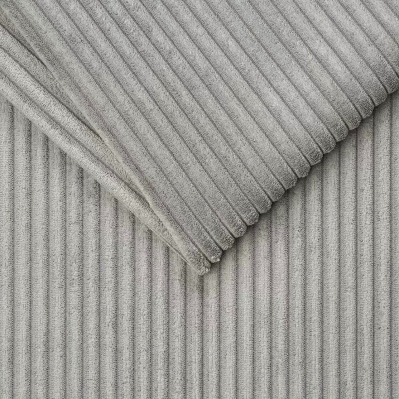Upholstery Fabric LINCOLN Velour - Light Grey
