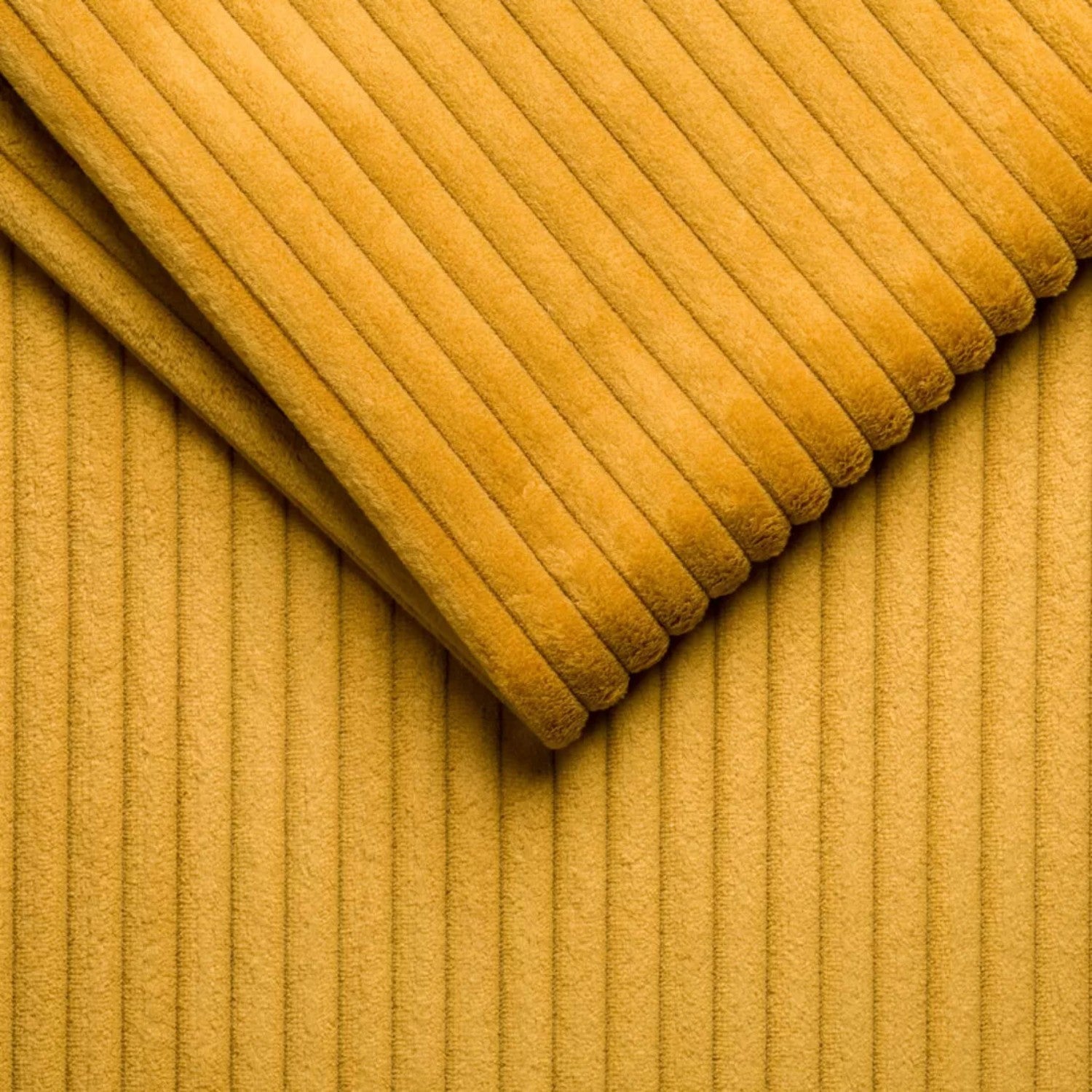 Upholstery Fabric LINCOLN Velour - Mustard