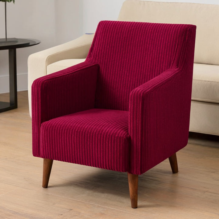 Upholstery Fabric LINCOLN Velour - Red