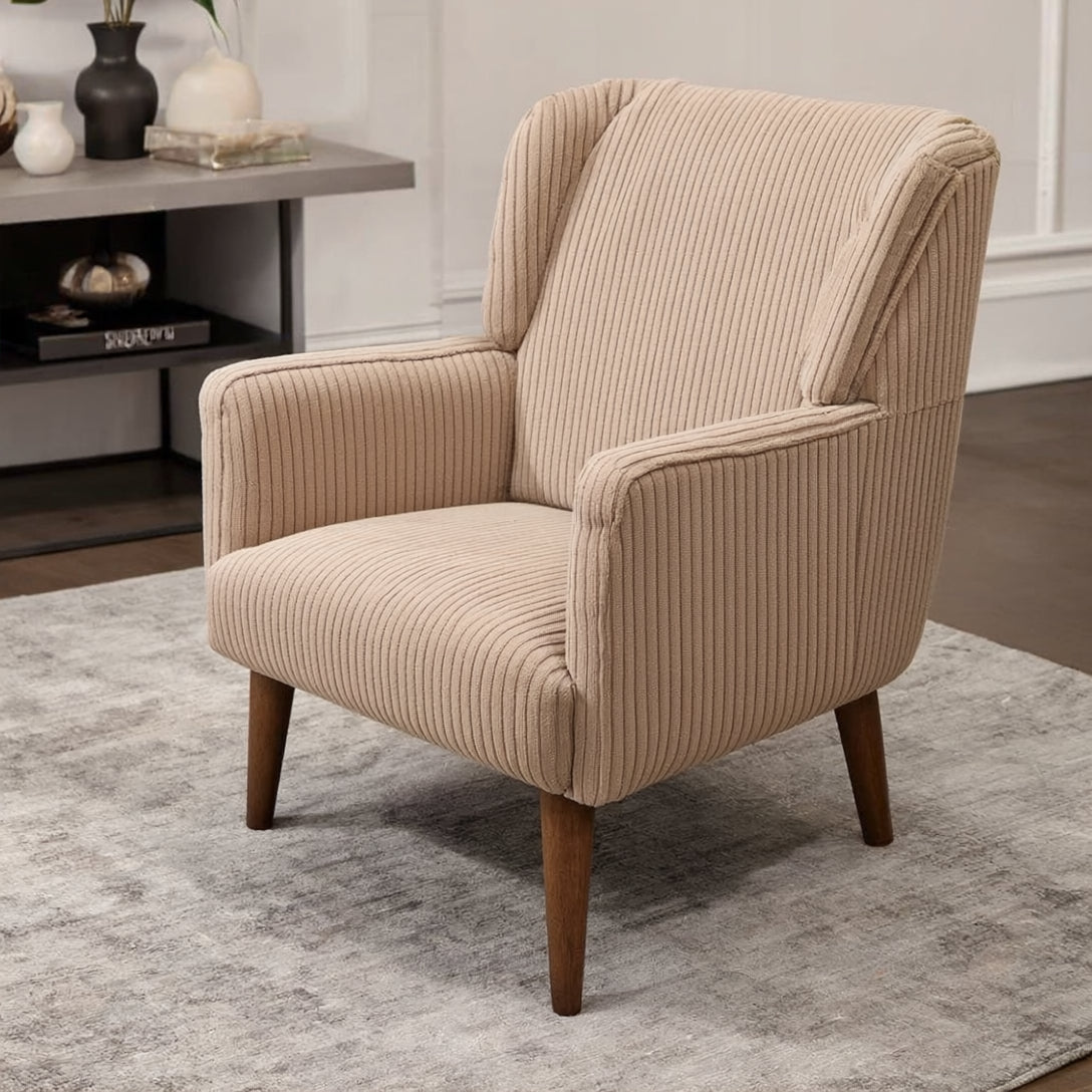 Upholstery Fabric LINCOLN Velour - Toffee