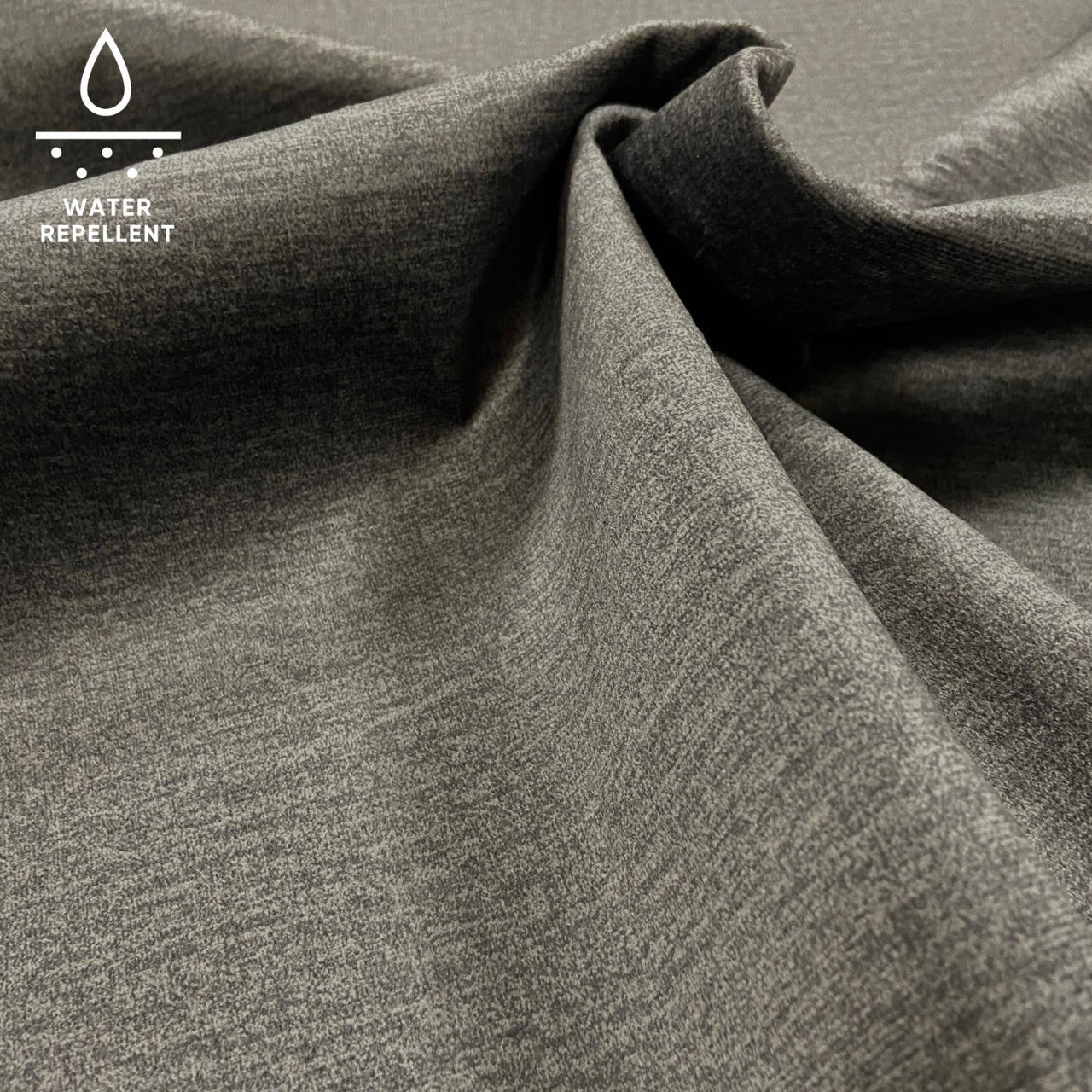 Upholstery Fabric MONOLITH Velour - Dark Grey