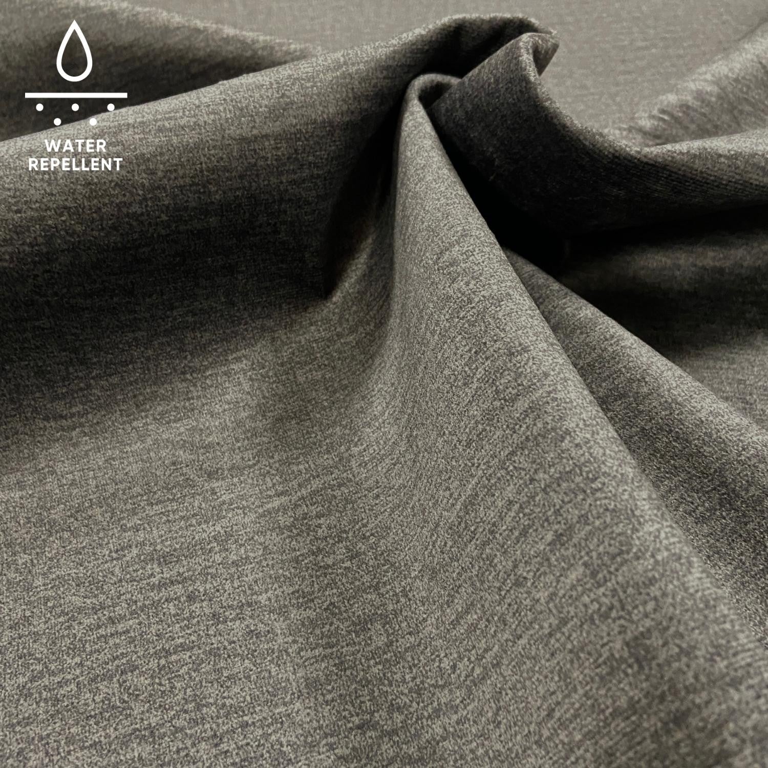 Upholstery Fabric MONOLITH Velour - Dark Grey