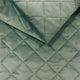 Möbeltyg Kviltad Velour Diamant 5x5 - Mint