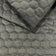 Möbeltyg Kviltad Velour Hexagon - Antracit