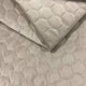 Möbeltyg Kviltad Velour Hexagon - Cream