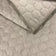 Möbeltyg Kviltad Velour Hexagon - Cream