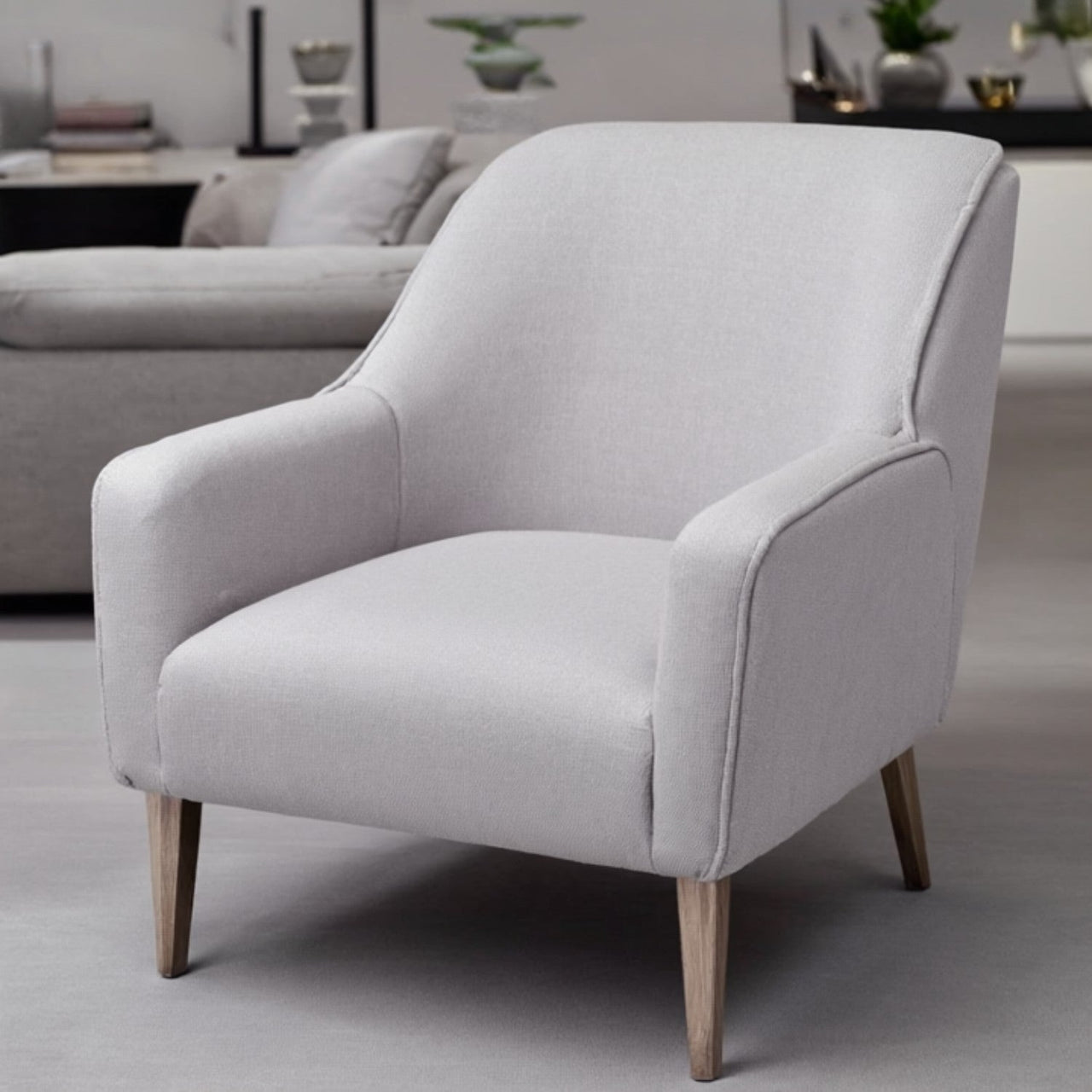 Upholstery Fabric SWING Velour - Silver