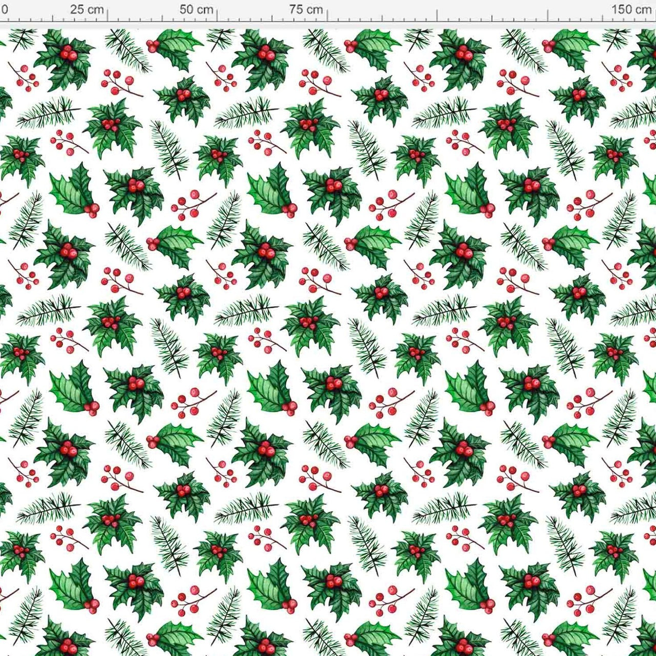 Water Resistant Christmas Fabric Oxford - 50035