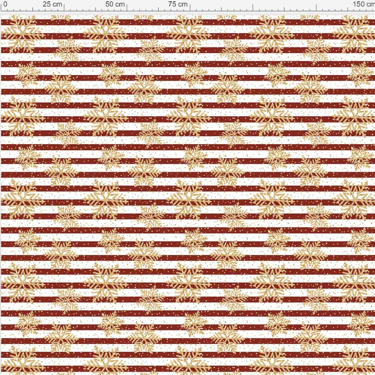 Water Resistant Christmas Fabric Oxford - 50413