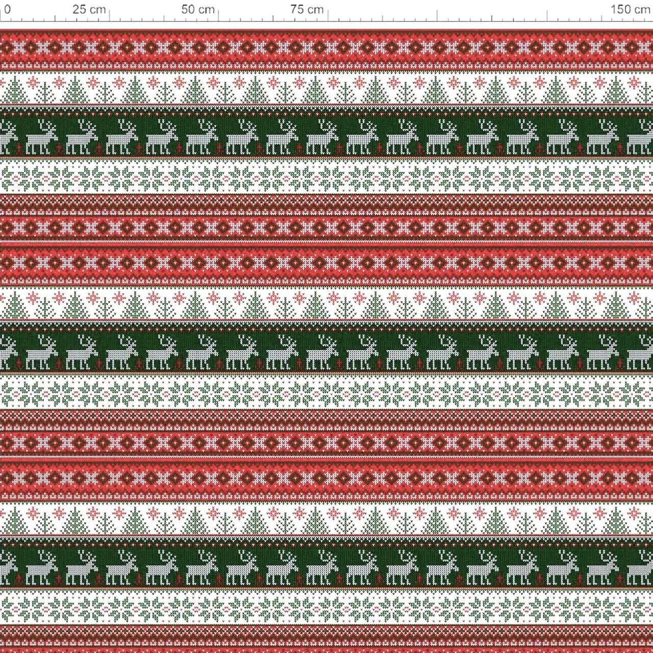 Water Resistant Christmas Fabric Oxford - 50438