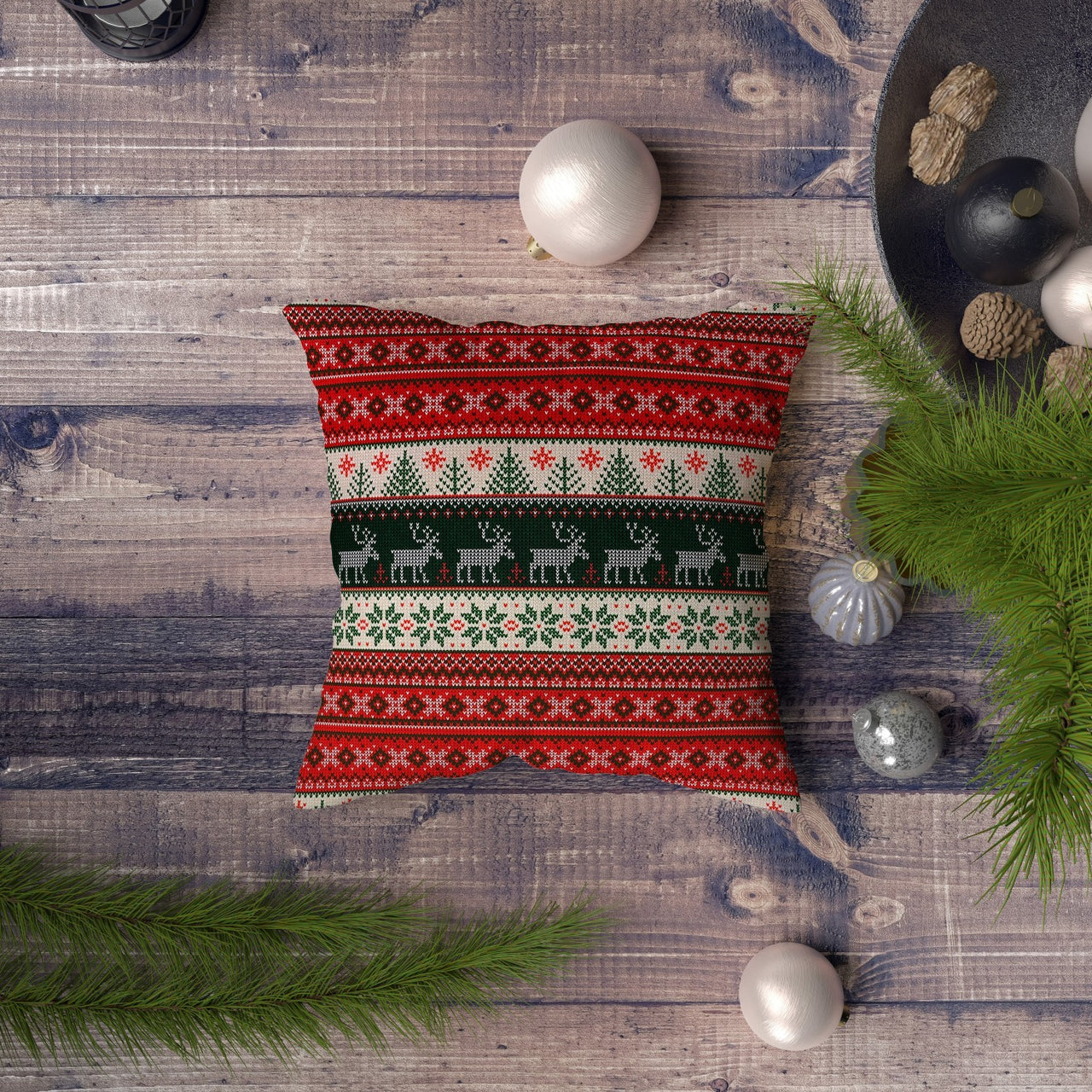 Water Resistant Christmas Fabric Oxford - 50438