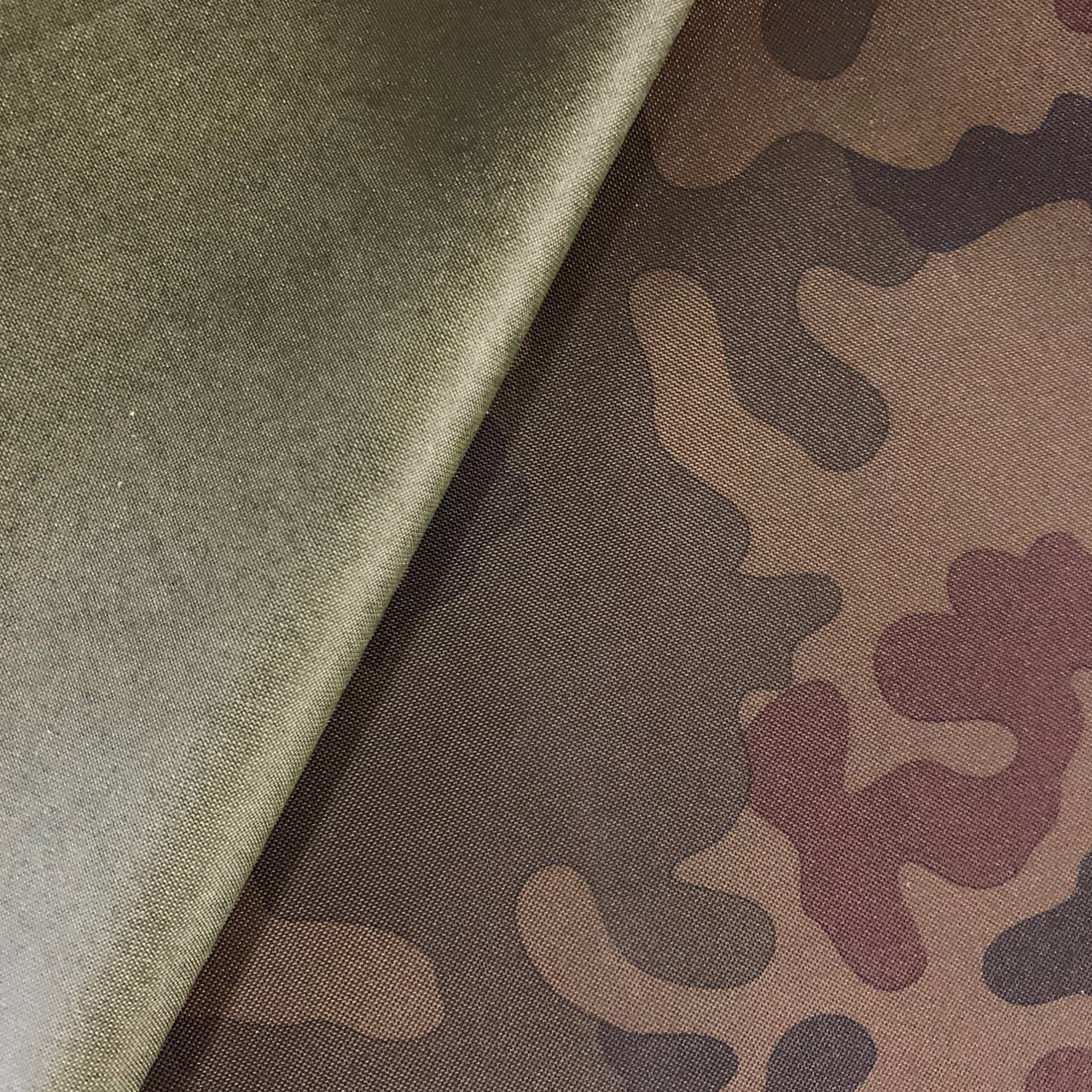 Water Resistant Fabric Oxford - Brown Camo II