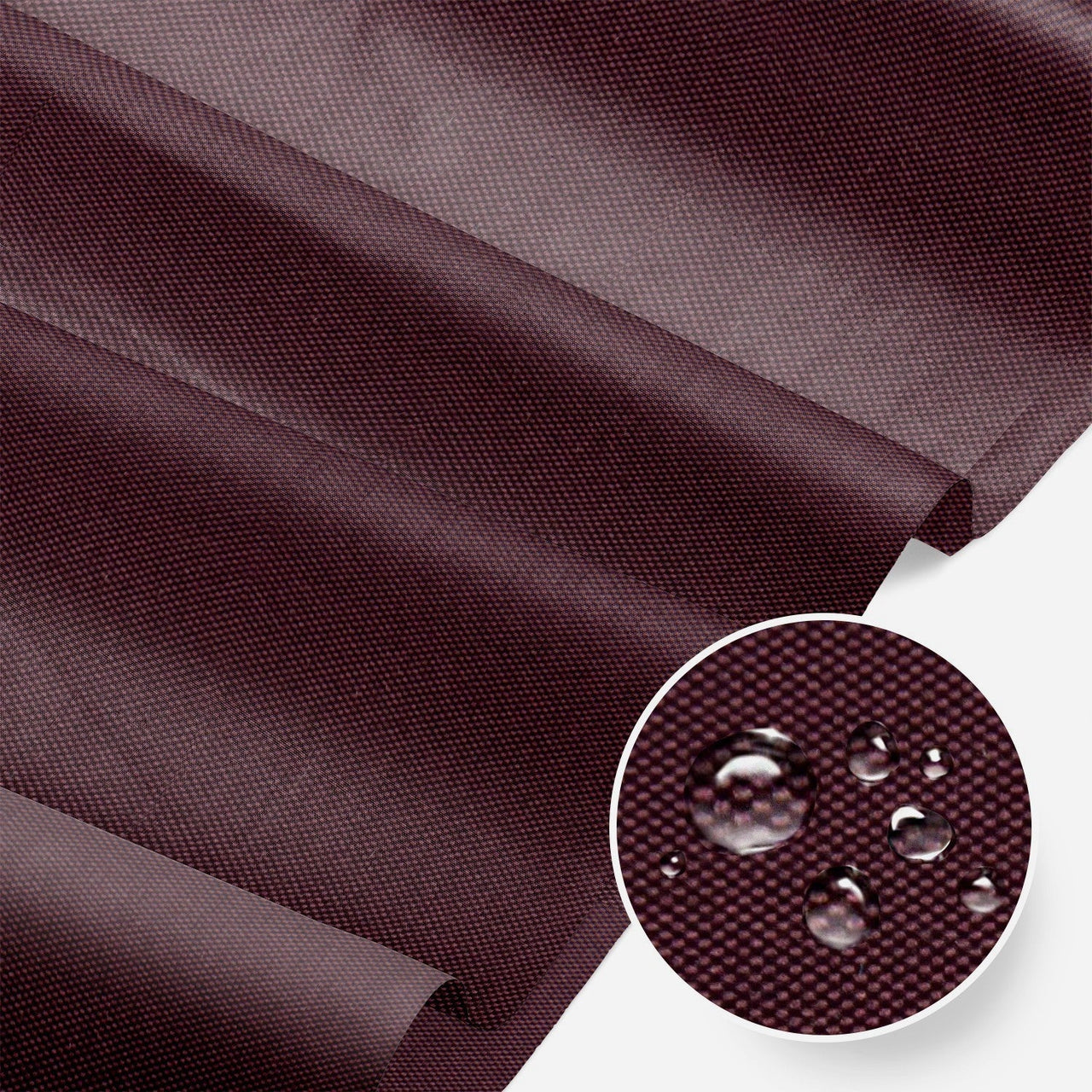 Water Resistant Fabric Oxford - Plum